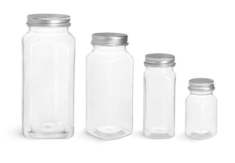 SKS Science Products - Lab Bottles, Leak Proof, Natural HDPE Wide Mouth  Water Bottles w/ Plastic Caps