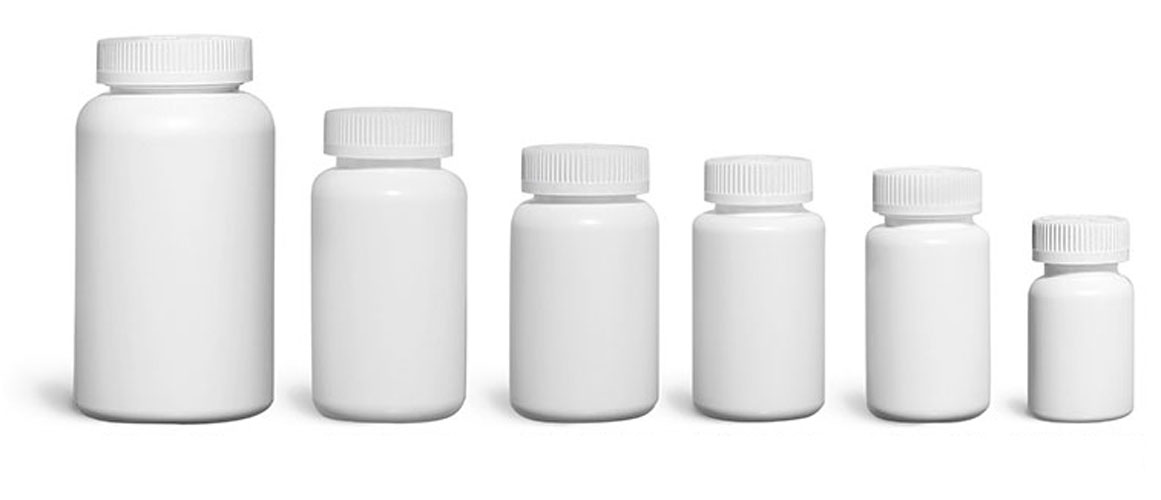 Fisherbrand™ Natural HDPE Wide Mouth Oblong Bottles With White