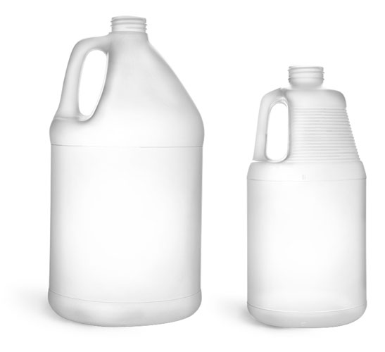 Laboratory Plastic Bottles, HDPE Jugs (Bulk), Caps NOT Included