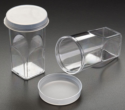 25 Stück/Paket durchsichtiger Kunststoff Leer Reagenzglas mit White Caps Stoppers U-förmigen Boden Lange Transparent Container Lab Supplies 7.5 NO LOGO XFC-Rohr 1.2 