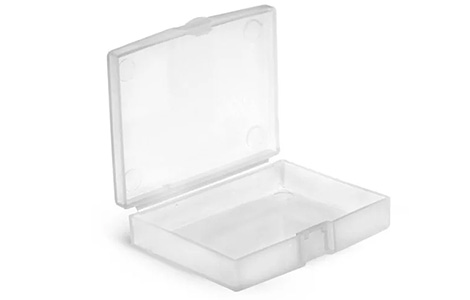 SKS Science Products - Plastic Lab Vials, Natural Square Hinge Top Lab ...