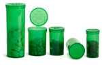 Green Polypro Squeeze Top® Vials