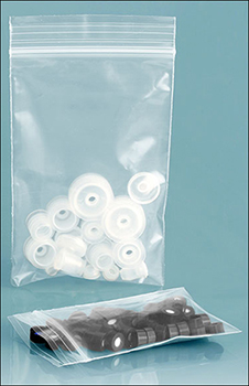 Plastic Bags, Clear PE Loctop Sample Bags