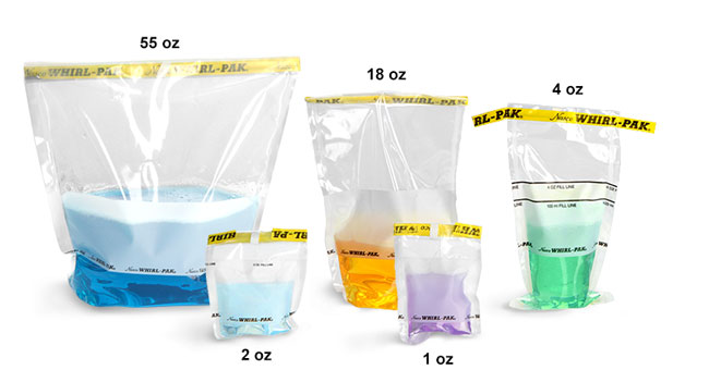 sterile plastic bags