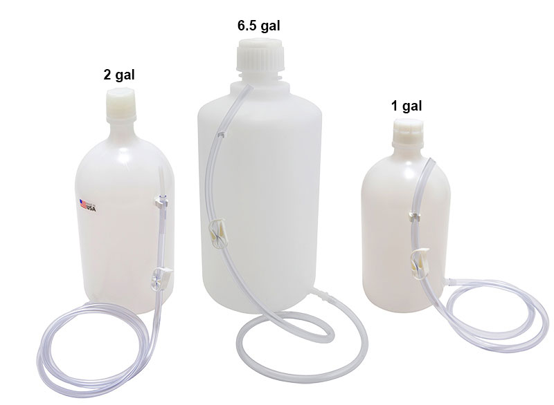SKS Science Products Carboys, Plastic Carboys, Tubing and Clamps