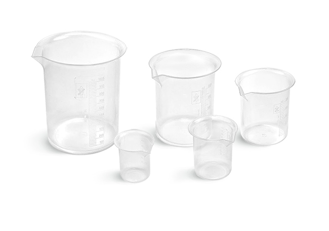 Griffin Style PMP Plastic Beakers, Starter Kit