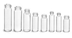 Clear Glass E-C Sample Vials (Caps Not Included)