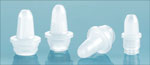 Natural LDPE Controlled Dropper Tip Plugs
