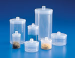 Polypropylene Plastic Weighing Bottles w/ Airtight Lids