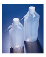 Wash Bottles, LDPE Oval Integral Plastic Wash Bottles