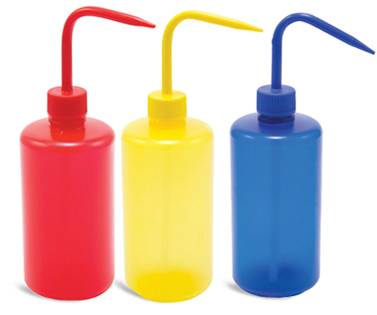 Color Coded Wash Bottles