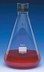 Clear Glass Erlenmeyer Flasks