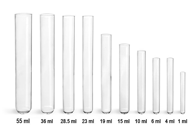 Test Tubes, Glass Test Tubes, Disposable Glass Culture Tubes 