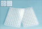 Silicone Sealing Mats for 96 Square Well Microtitration Plates w/ PTFE Coating