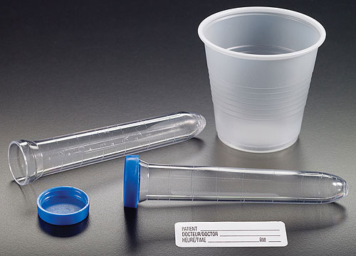 Sample Containers, Urine Collection System w/ Disposable Tubes, Caps & Cups