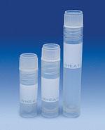 Plastic Lab Vials, Cryules Sterile Free-Standing Polypro Cryogenic Vials w/ Internal Threads & Caps
