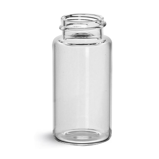 Glass Lab Vials, Clear Glass Scintillation Vials w/ No Caps Included 