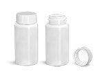 Plastic Lab Vials, Natural HDPE Scintillation Vials w/ White PE-F217 Lined Polypropylene Caps