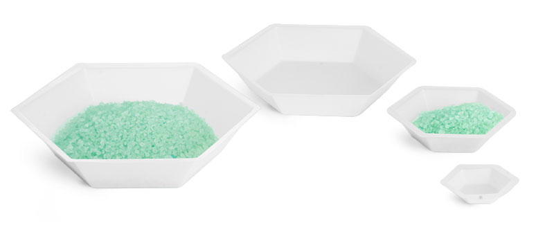 Polystyrene Anti-static Hexagonal Weighing Dishes