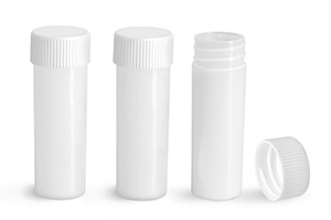 SKS Science Products - Lab Bottles, Leak Proof, Natural HDPE Wide Mouth  Water Bottles w/ Plastic Caps