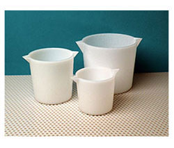 PTFE & HDPE Plastic Beakers