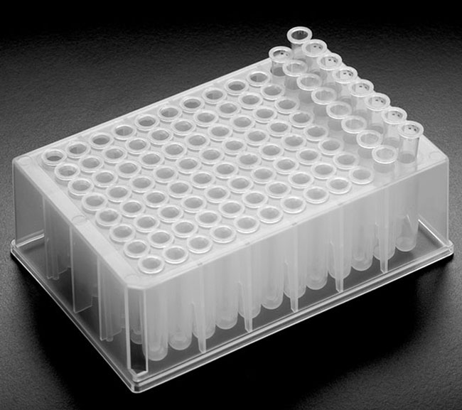 Cell Culture Plates, BioBlock™ 96-Well Microtitration Plates w/ Conical Bottom Wells & Tube Strips