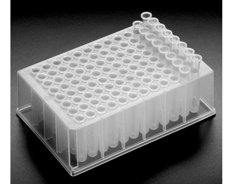 Cell Culture Plates, BioBlock™ 96-Well Microtitration Plates w/ Conical Bottom Wells & Tube Strips