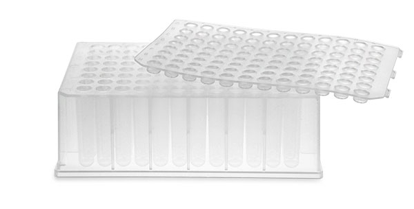 BioBlock™ 96-Well Color-Coded Deep Well Microtitration Plates w/ 1.2 ml Round Bottom Wells