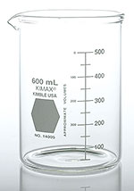 Low Form Thick Wall Glass Beakers