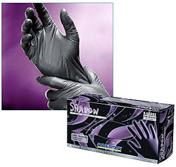 Shadow Black Nitrile Gloves