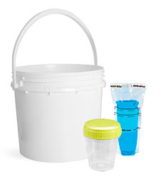 SKS Science Products - Sample Containers, Clear Polystyrene Disposable Sample  Cups