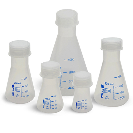 Plastic Laboratory Flasks