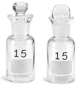 Glass BOD Bottles with Writing Areas