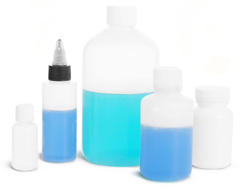 Plastic Laboratory Bottles