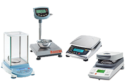 full line of ohaus digital scales