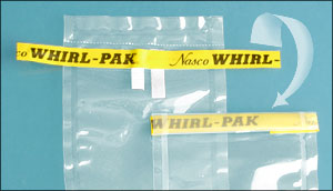 Whirl-Pak, Sample Bag: Features